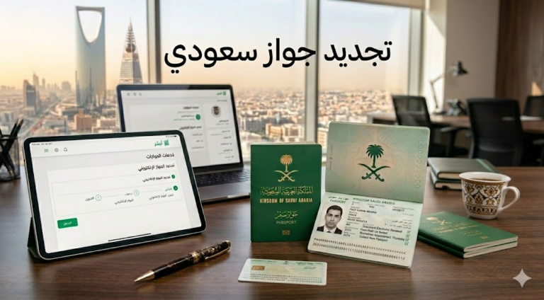 تجديد جواز سعودي