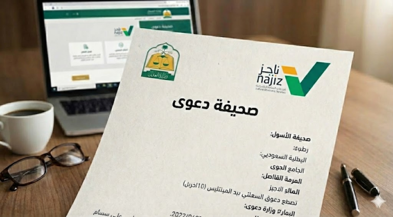 صحيفة دعوى ناجز