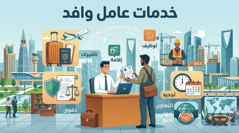 خدمات عامل وافد