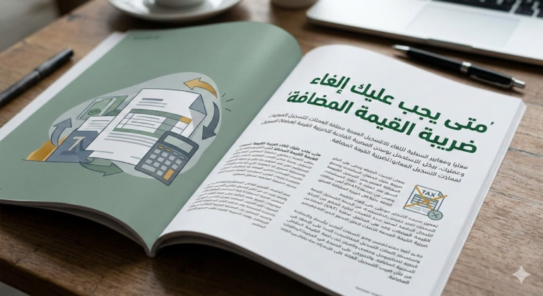 متى يجب عليك إلغاء ضريبة القيمة المضافة؟ تجنب تراكم الغرامات