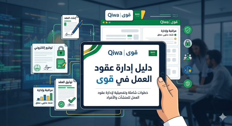 دليل إدارة عقود العمل في قوى: توثيق، تجديد، وإنهاء العقود إلكترونياً
