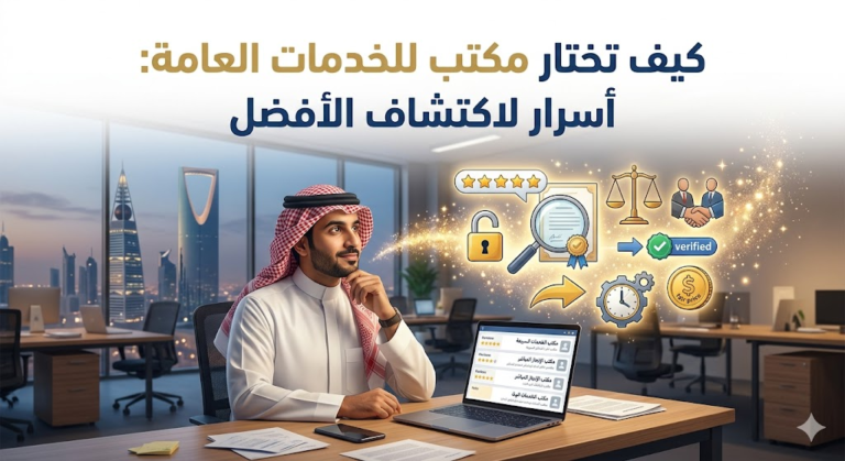 اكتشف أسرار اختيار أفضل مكتب للخدمات العامة